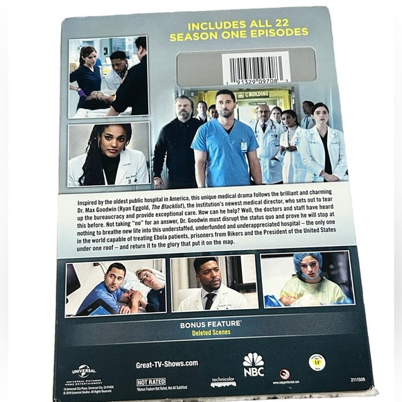 New Medical Tv Show New Amsterdam Season One DVD Set - Picture 2 of 2